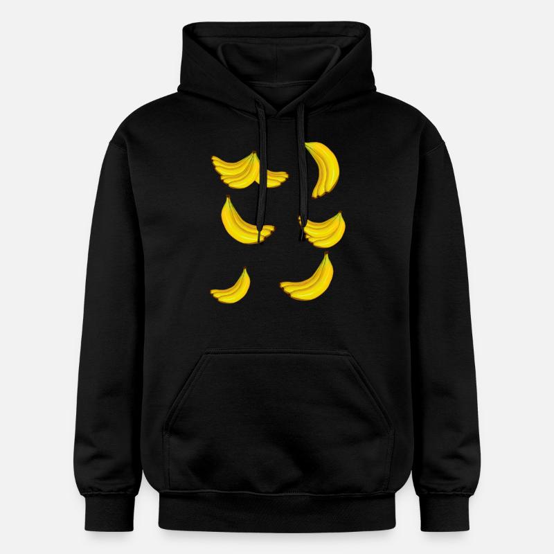 Banane Banane Fruit Fruit Exotique - Sweat à capuche Softstyle® Gildan Unisexe - noir