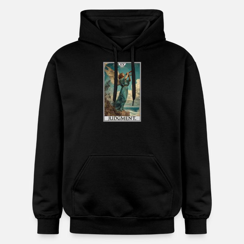 Tarotkarten Tarotkarte 20 Judgment Gericht - Gildan Unisex Softstyle® Midweight Hoodie - Schwarz