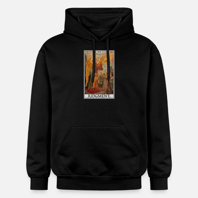 Tarotkarten Tarotkarte 20 Judgment Gericht - Gildan Unisex Softstyle® Midweight Hoodie - Schwarz