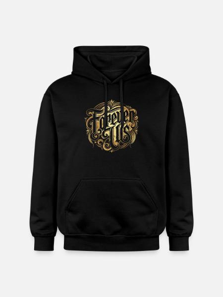 FÜR IMMER WIR - Gildan Unisex Softstyle® Midweight Hoodie - Schwarz