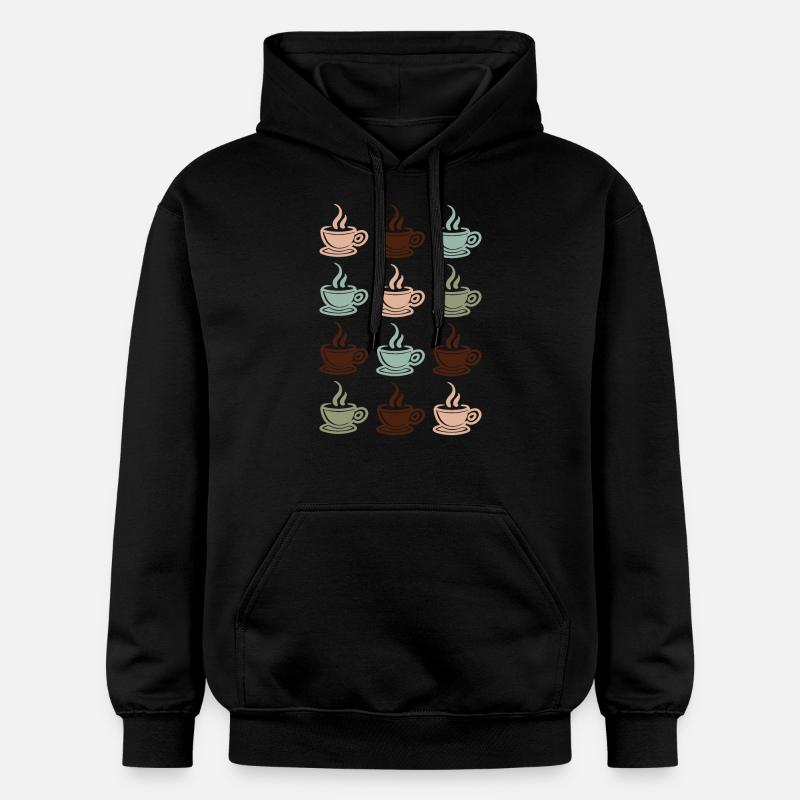 Café - Sweat à capuche Softstyle® Gildan Unisexe - noir