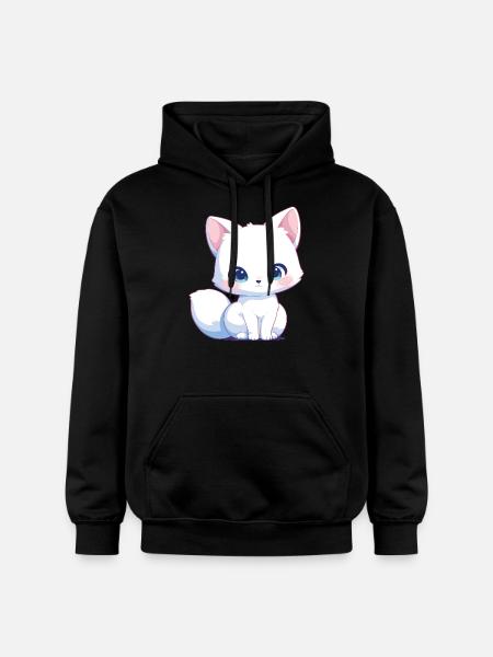 Arctic Fox Polarfüchse Polarfuchs - Gildan Unisex Softstyle® Midweight Hoodie - black