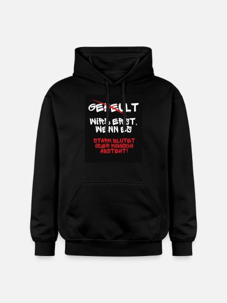 There is no crying - Gildan Unisex Softstyle® Midweight Hoodie - black