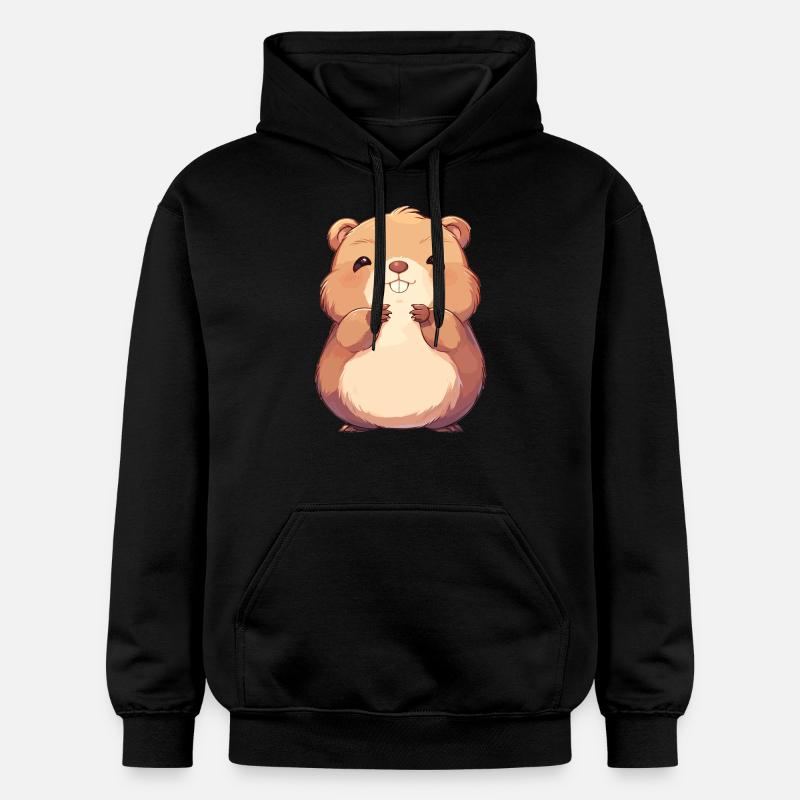Beaver Biber - Sweat à capuche Softstyle® Gildan Unisexe - noir