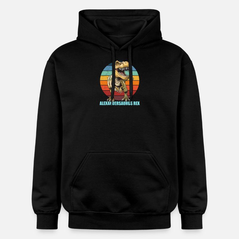 Alexandersaurus Rex Tyrannosaurus Rex - Sweat à capuche Softstyle® Gildan Unisexe - noir