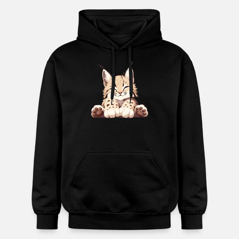 Lynx Luchse Luchs - Sweat à capuche Softstyle® Gildan Unisexe - noir