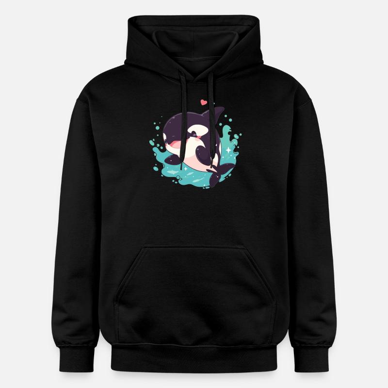 Orques Orques - Sweat à capuche Softstyle® Gildan Unisexe - noir