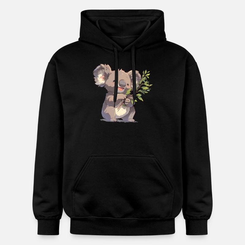 Koalas Koala - Sweat à capuche Softstyle® Gildan Unisexe - noir