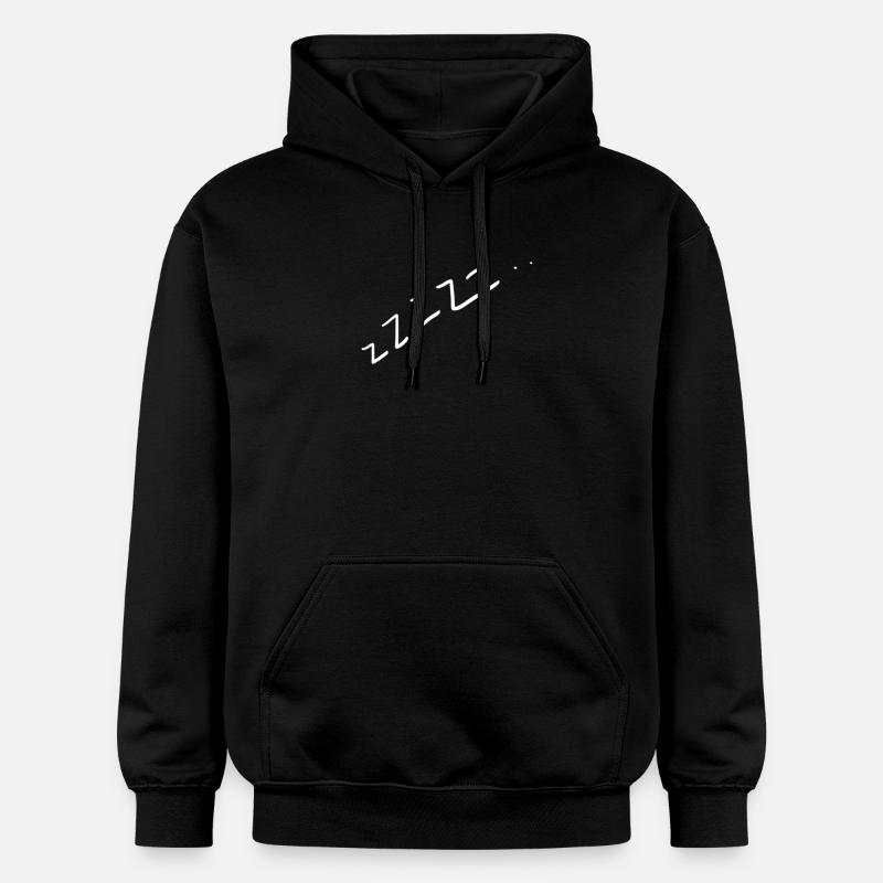 Langschläfer - Gildan Unisex Softstyle® Midweight Hoodie - Schwarz