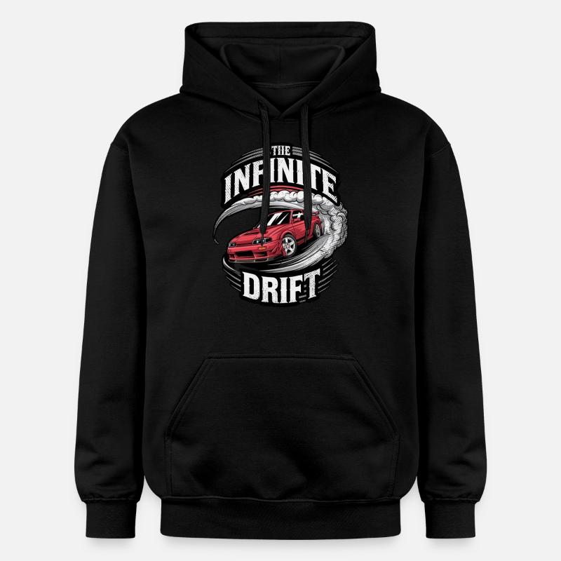 infinite drift - course voiture - Sweat à capuche Softstyle® Gildan Unisexe - noir