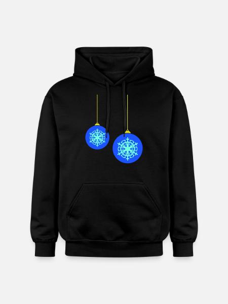 weihnachtskugeln - Gildan Unisex Softstyle® Midweight Hoodie - Schwarz