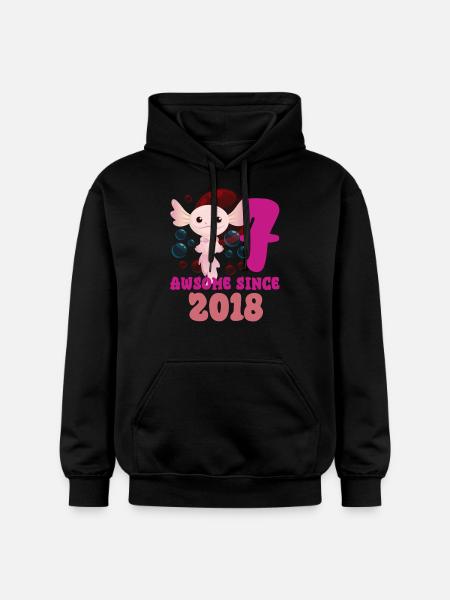Seventh Birthday - Gildan Unisex Softstyle® Midweight Hoodie - black