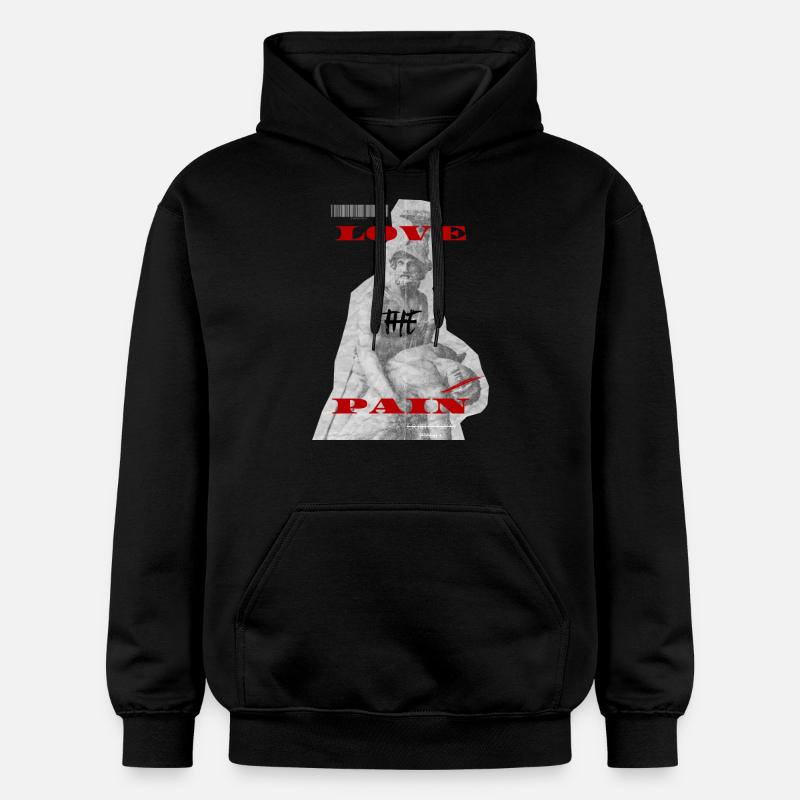 Aimez la douleur - Sweat à capuche Softstyle® Gildan Unisexe - noir