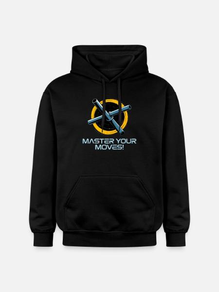 MASTER YOUR MOVES - Gildan Unisex Softstyle® Midweight Hoodie - black
