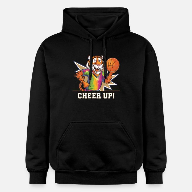 BASKET-BALL - Sweat à capuche Softstyle® Gildan Unisexe - noir