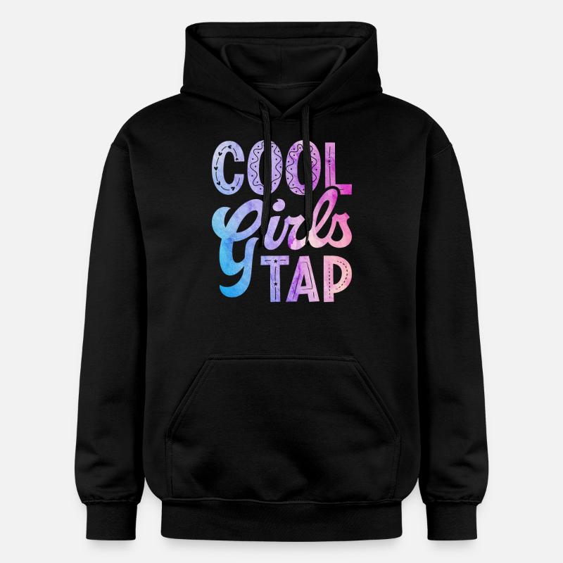 Filles cool dansant claquettes - Sweat à capuche Softstyle® Gildan Unisexe - noir