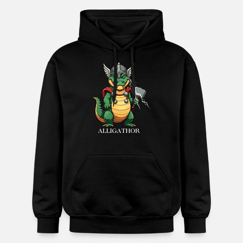 Alligathor - Sweat à capuche Softstyle® Gildan Unisexe - noir