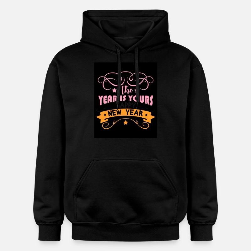 Nouvel An 9 - Sweat à capuche Softstyle® Gildan Unisexe - noir