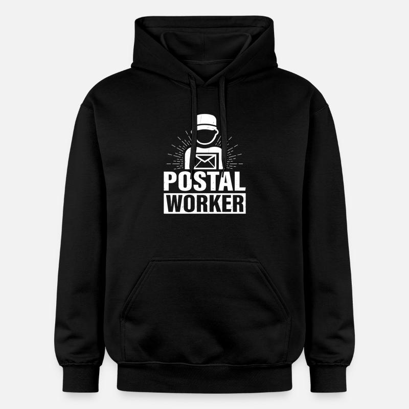 Facteur postier Facteur - Sweat à capuche Softstyle® Gildan Unisexe - noir