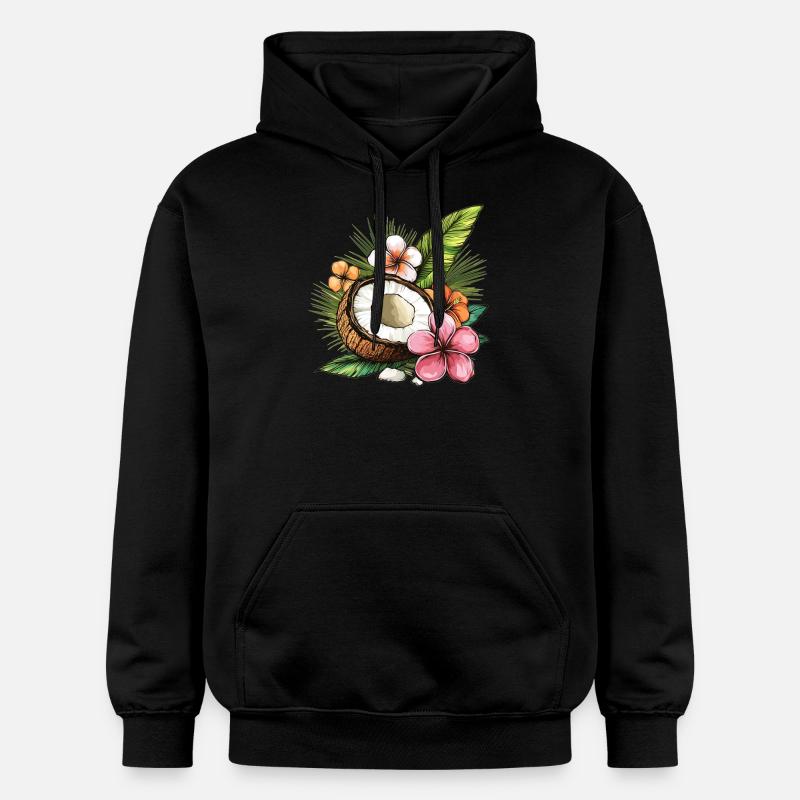 Noix de tropicale - Sweat à capuche Softstyle® Gildan Unisexe - noir