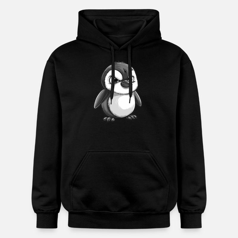 Pingouin - Sweat à capuche Softstyle® Gildan Unisexe - noir