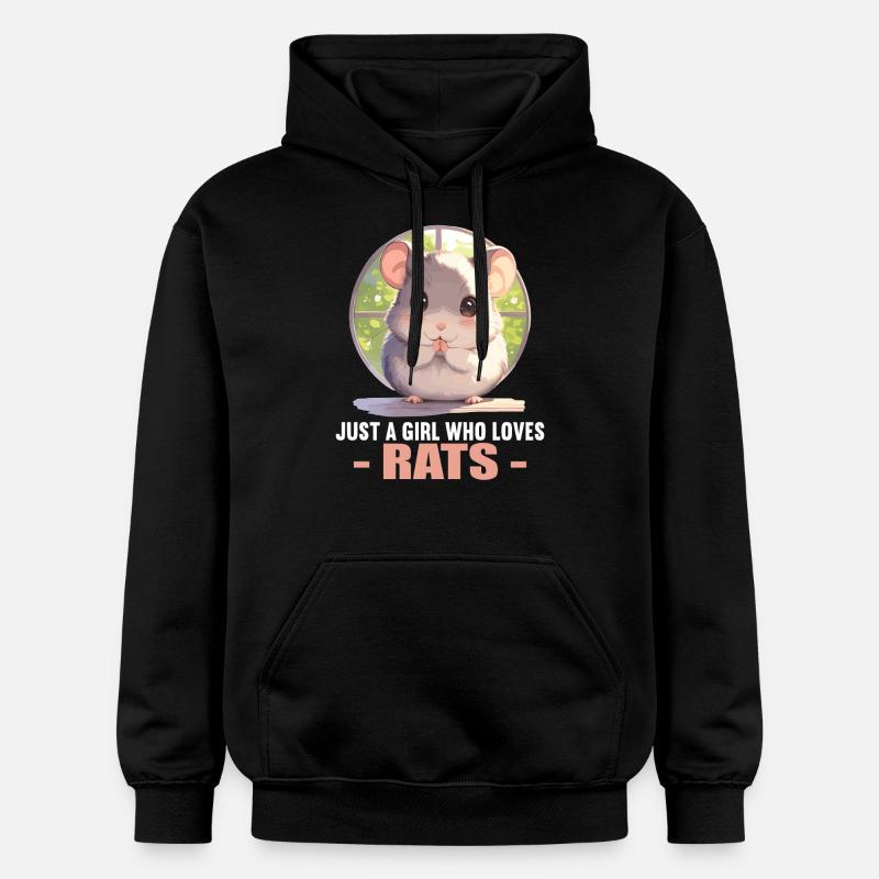 Rat Rat - Sweat à capuche Softstyle® Gildan Unisexe - noir