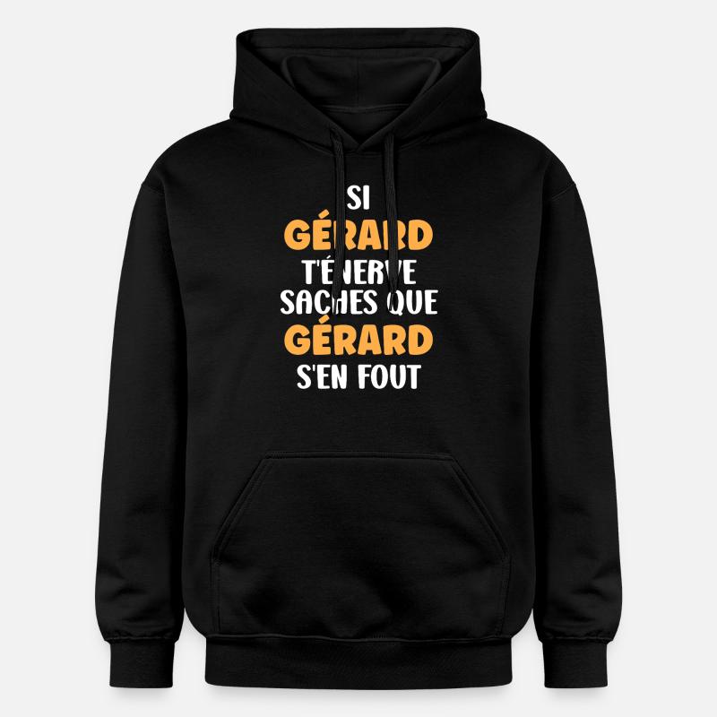 Gerard - Sweat à capuche Softstyle® Gildan Unisexe - noir