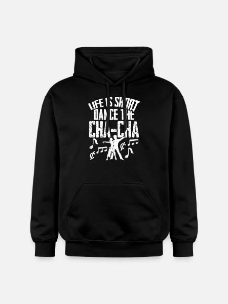ChaCha Dance Dancing Dance The Cha Cha - Gildan Unisex Softstyle® Midweight Hoodie - black