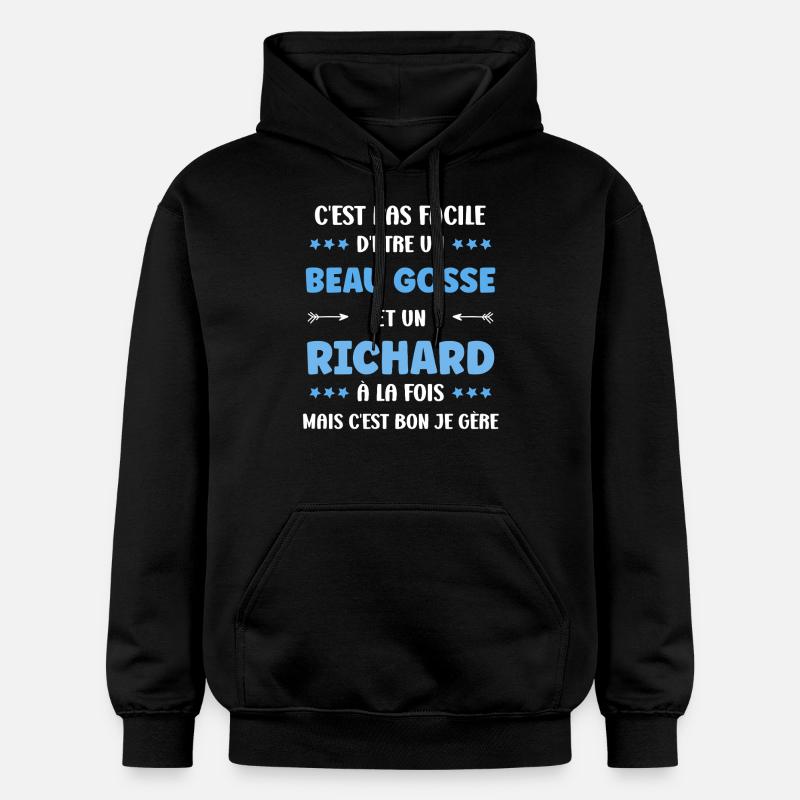 Richard - Sweat à capuche Softstyle® Gildan Unisexe - noir