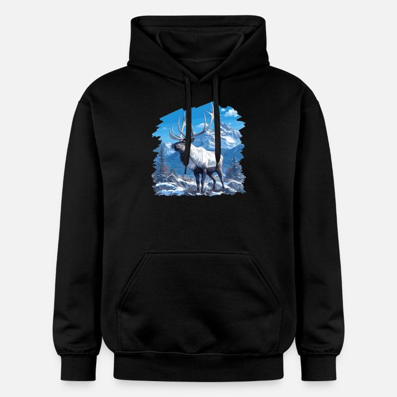 Renne Renne - Sweat à capuche Softstyle® Gildan Unisexe - noir