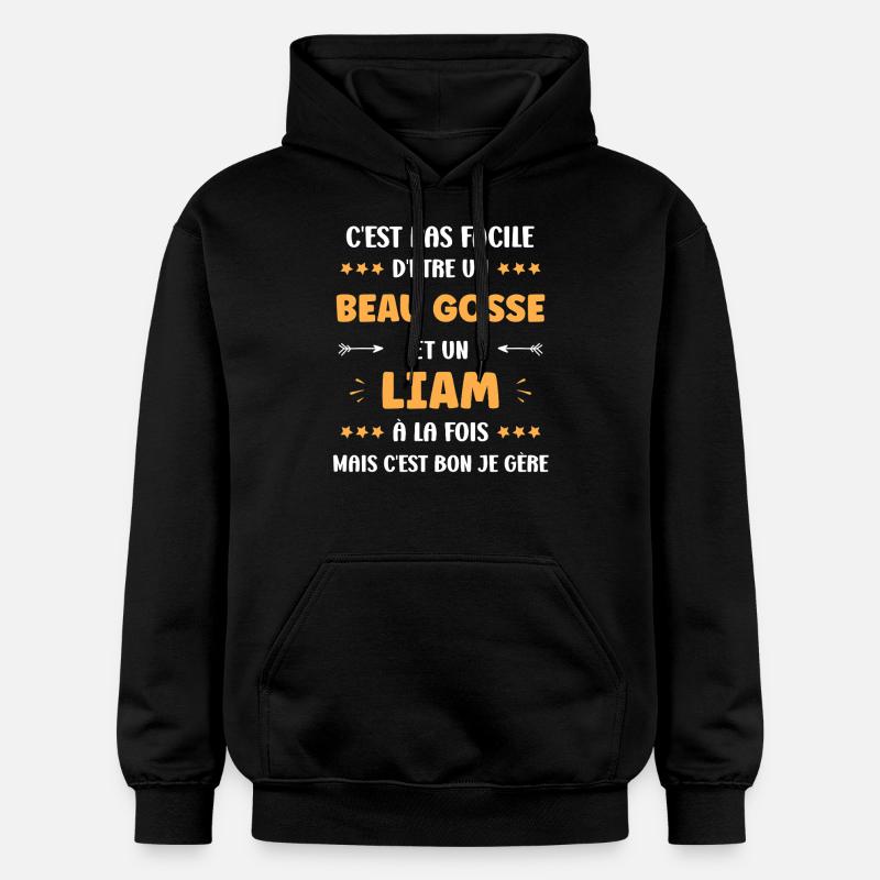 liam - Sweat à capuche Softstyle® Gildan Unisexe - noir