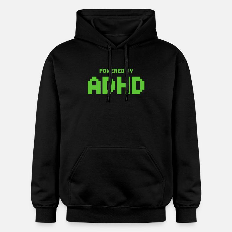 TDAH - Sweat à capuche Softstyle® Gildan Unisexe - noir