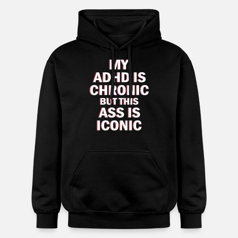 ADHS - Gildan Unisex Softstyle® Midweight Hoodie - Schwarz