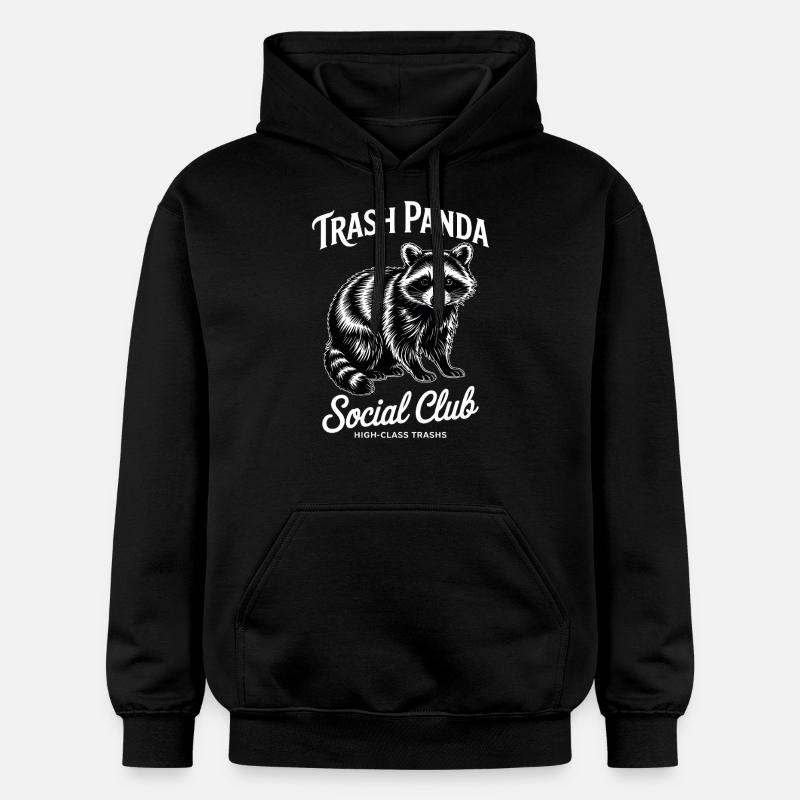 Raton laveur - Sweat à capuche Softstyle® Gildan Unisexe - noir