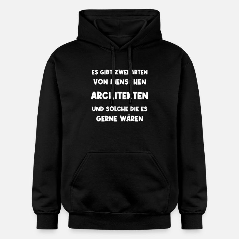 Architect Engineer Architecture Architecture Student - Gildan Unisex Softstyle® Midweight Hoodie - black