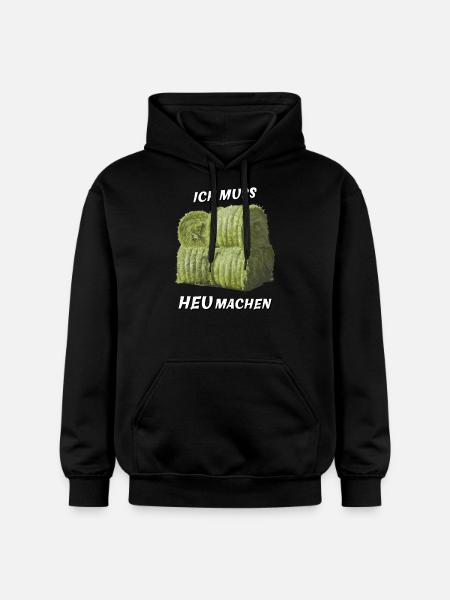 I HAVE TO MAKE HAY - Gildan Unisex Softstyle® Midweight Hoodie - black