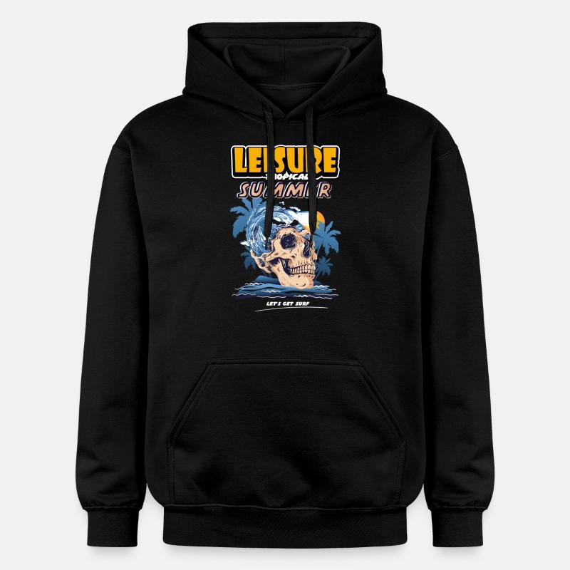Loisirs Été tropical - Sweat à capuche Softstyle® Gildan Unisexe - noir
