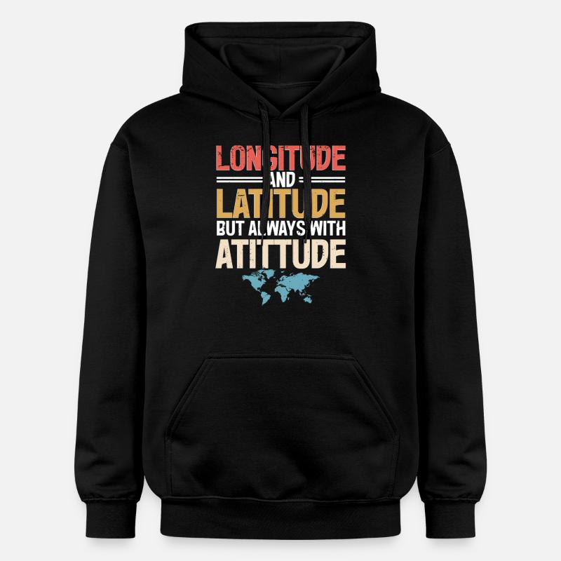 Geographic Information Systems - Gildan Unisex Softstyle® Midweight Hoodie - black