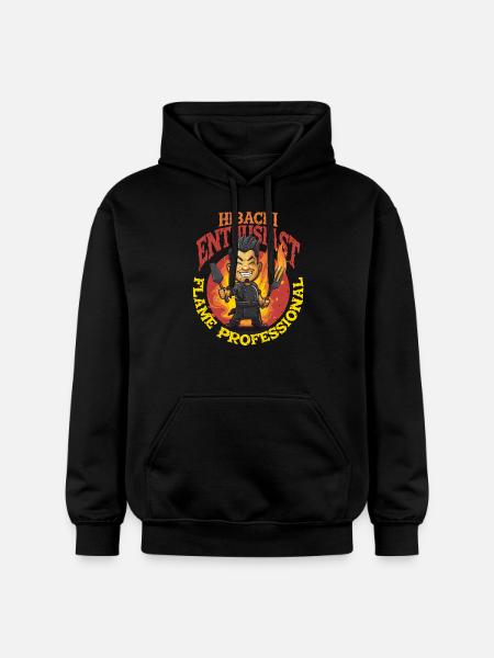 Hibachi Enthusiast - Gildan Unisex Softstyle® Midweight Hoodie - black