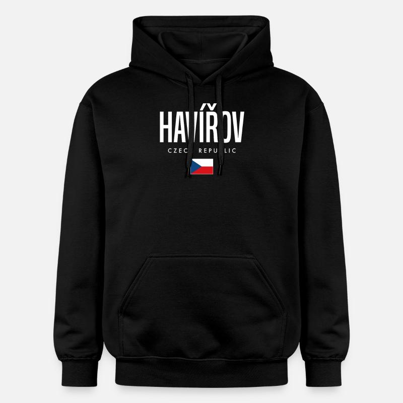 Havirov, République tchèque - Sweat à capuche Softstyle® Gildan Unisexe - noir