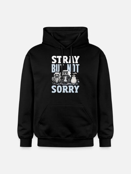 Support local street cats - Gildan Unisex Softstyle® Midweight Hoodie - black