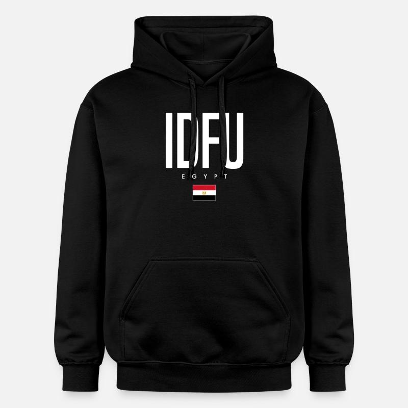 Idfu, Égypte - Sweat à capuche Softstyle® Gildan Unisexe - noir
