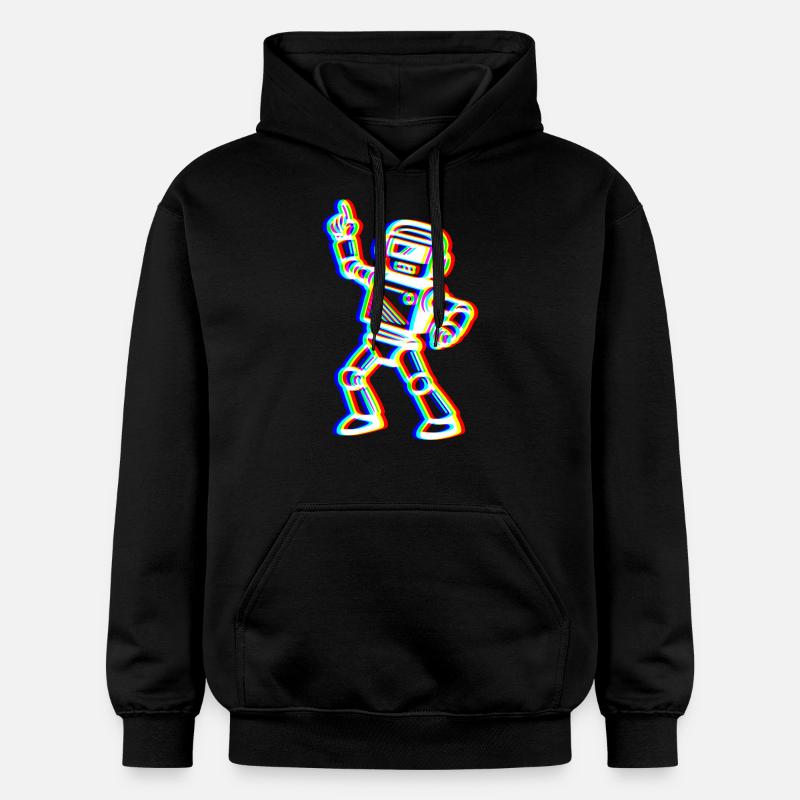Bot Glitch – Ton Rythme! - Sweat à capuche Softstyle® Gildan Unisexe - noir