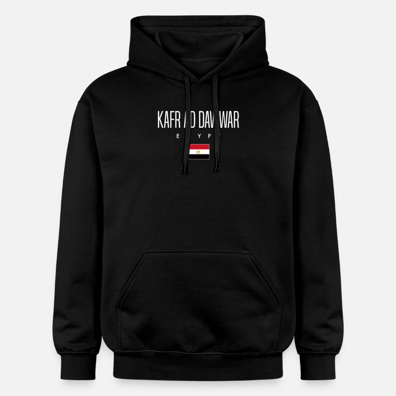 Kafr Ad Dawwar, Égypte - Sweat à capuche Softstyle® Gildan Unisexe - noir