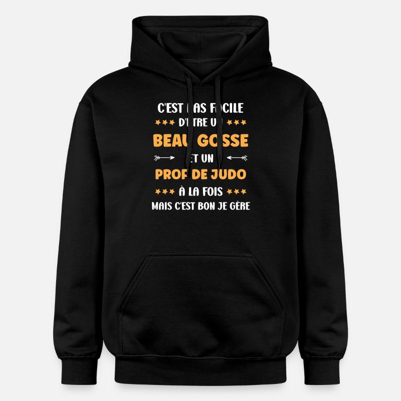 Prof de judo - Sweat à capuche Softstyle® Gildan Unisexe - noir