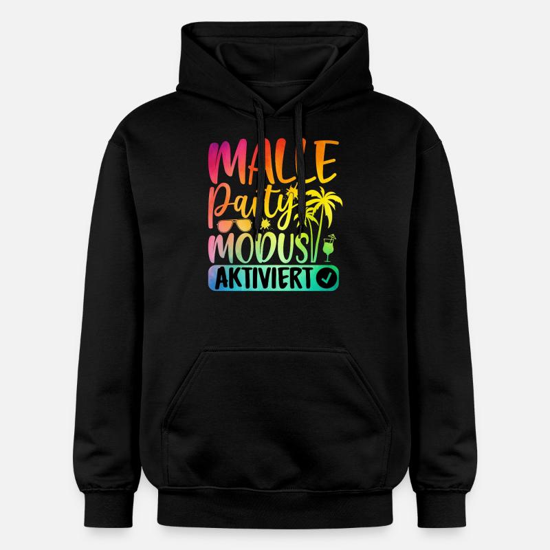 Mode Malle Party activé - Sweat à capuche Softstyle® Gildan Unisexe - noir