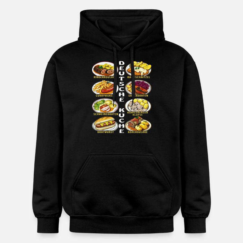 CUISINE ALLEMANDE - Sweat à capuche Softstyle® Gildan Unisexe - noir