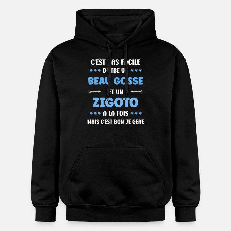 Zigoto - Sweat à capuche Softstyle® Gildan Unisexe - noir