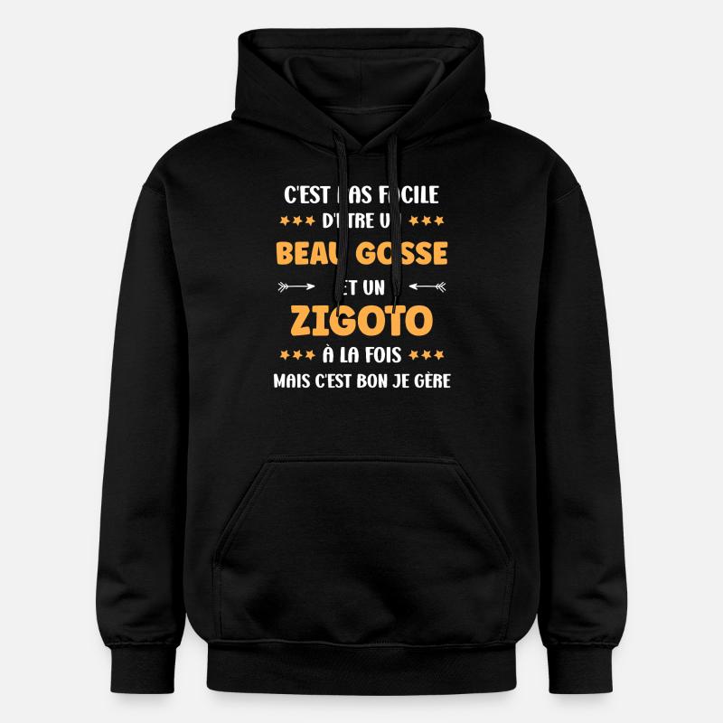 Zigoto - Sweat à capuche Softstyle® Gildan Unisexe - noir