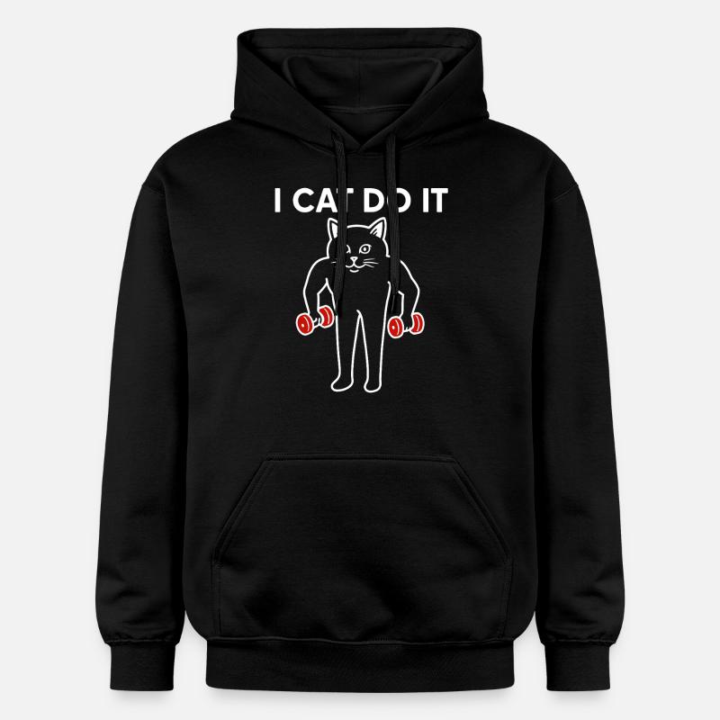 Je le fais - Sweat à capuche Softstyle® Gildan Unisexe - noir